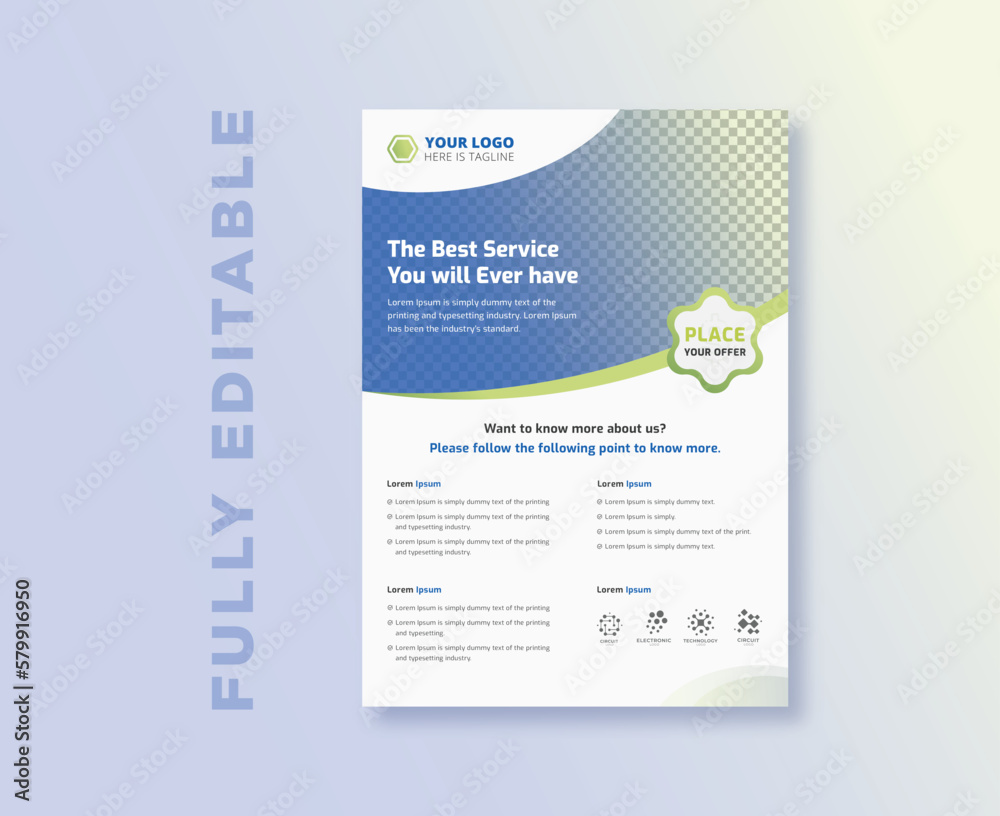 Modern Flyer Design Template Modern Flyer Design Template