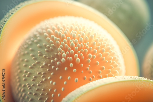 close up of a ball of green