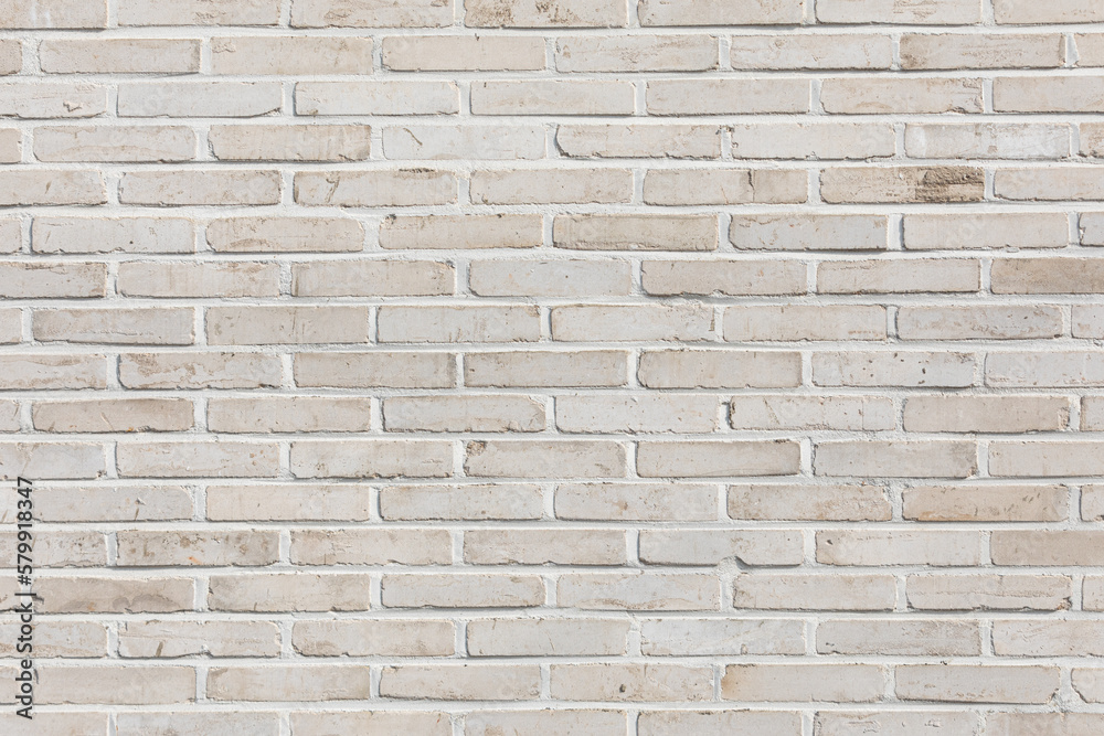 Obraz premium white brick wall. brick background 