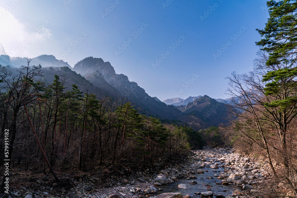 Φωτογραφία Water of brook from mountain-Seolacksan national park-Sokchogoun, Gangwondo, Kor