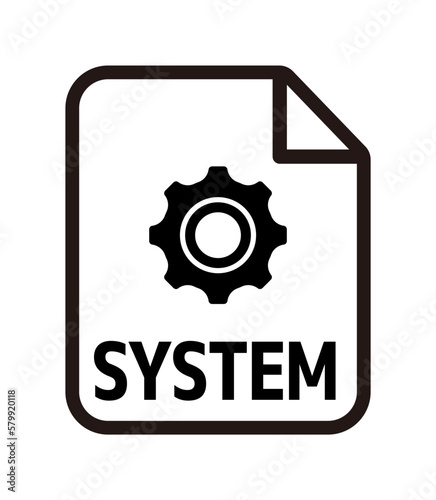 Various file type vector icon illustration | system