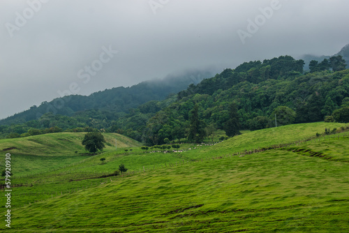 landscape with clouds