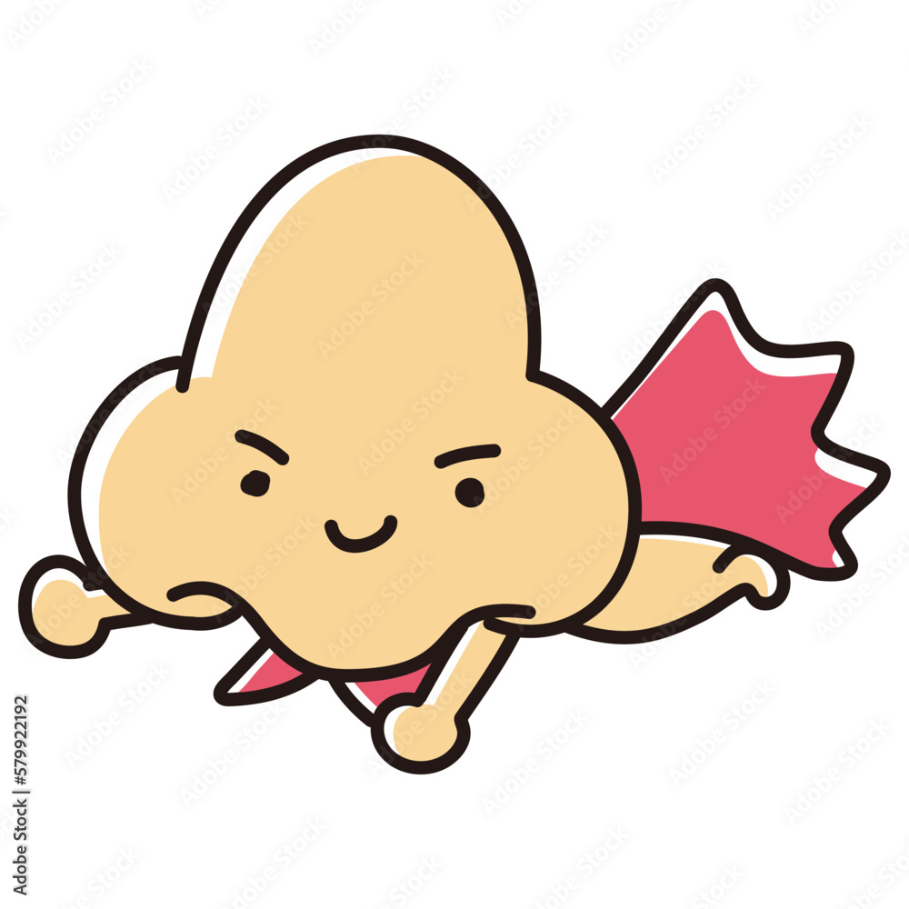 かわいい鼻のヒーローキャラクター かわいい鼻のヒーローキャラクター