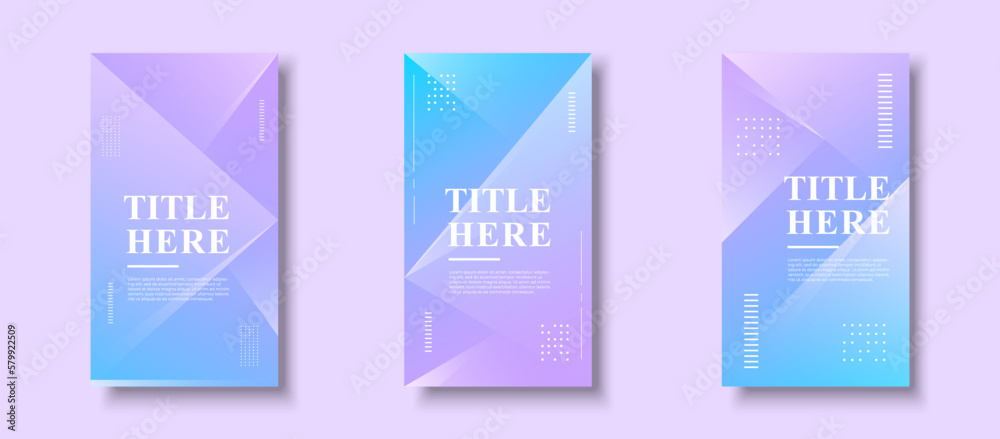 Story background.template modern, abstract frame, colorful, gradation, elegant, for business