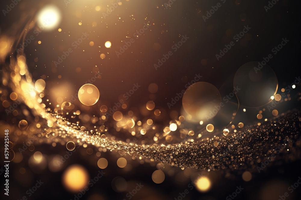 Beautiful abstract shiny light and glitter background 