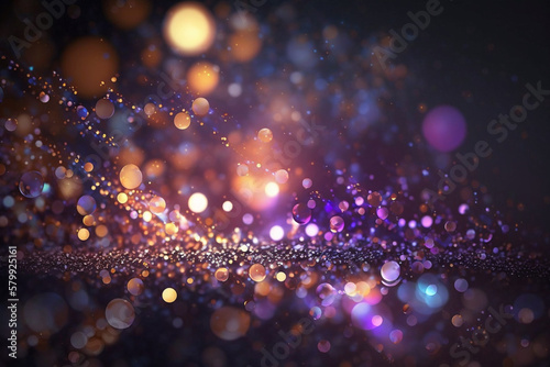 Gleaming Abstract Sparkling Light Wallpaper