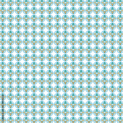 Vector Background with Abstract Decorative Pattern 