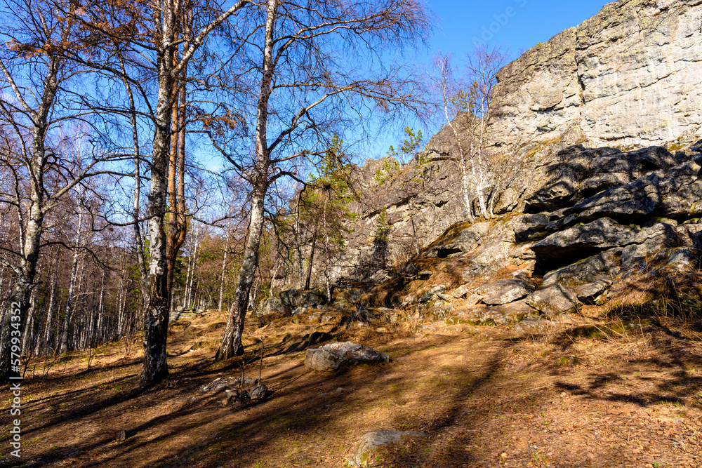 South Ural Mountains with a unique landscape, vegetation and diversity of nature. South Ural Mountains with a unique landscape, vegetation and diversity of nature.