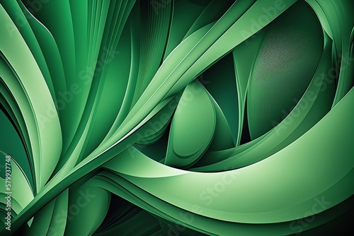 Abstract green color background. Colored background. Generative AI