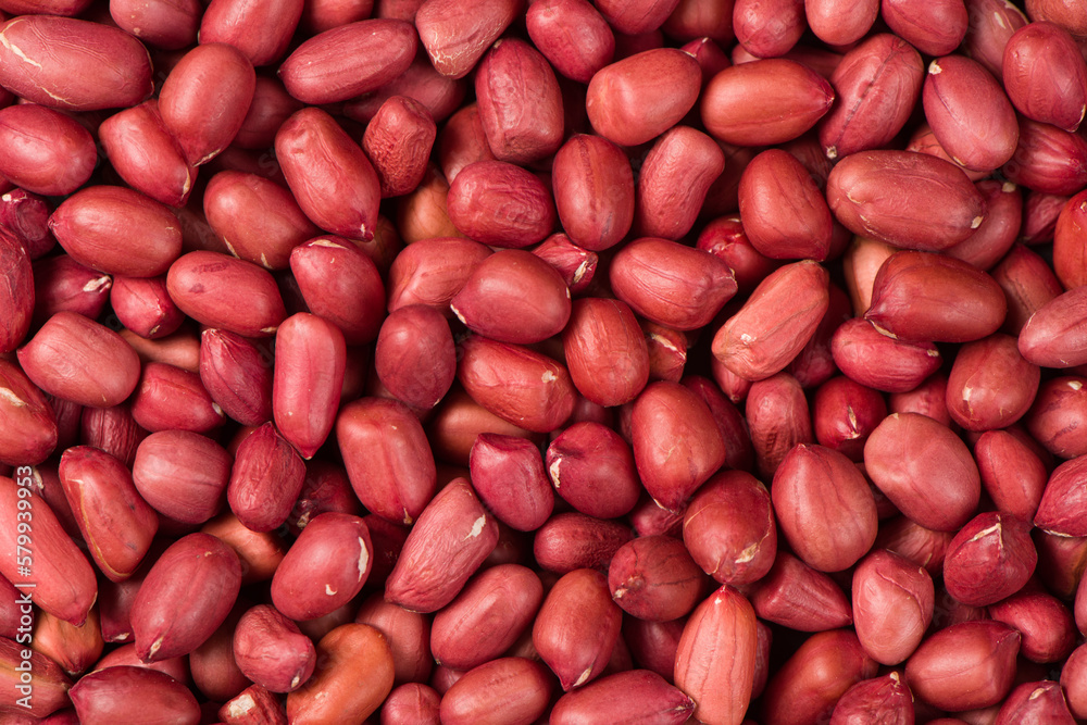 red peeled peanuts texture background. red peeled peanuts texture background.