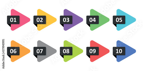 Numbers font icon in flat style. Typography vector illustration on isolated background. Numeral typographic sign business concept.