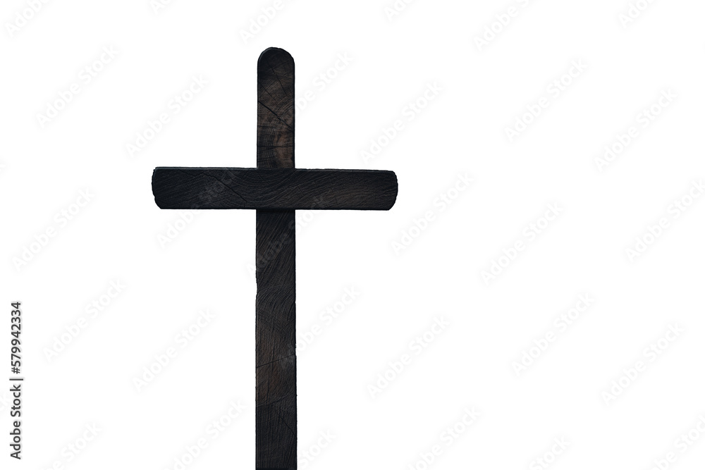a Easter cross on the png background