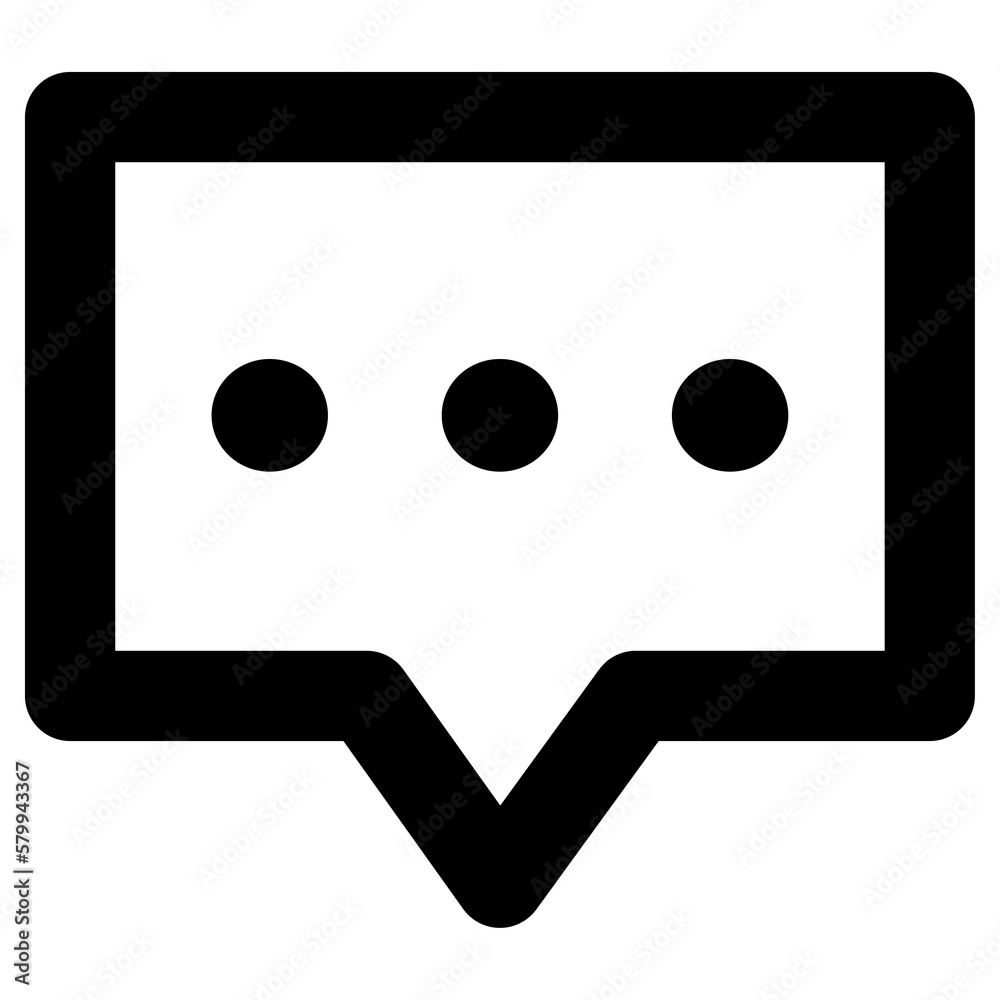 Simple chat icon, speech bubble, message icon Simple chat icon, speech bubble, message icon