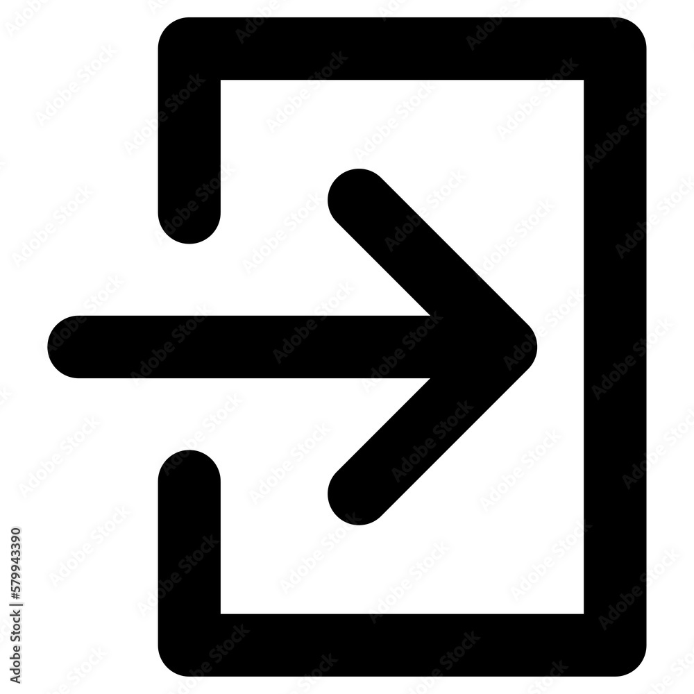 Simple login icon Simple login icon