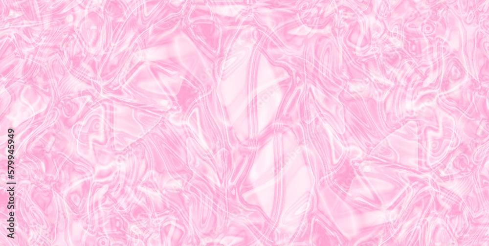 Abstract crystalized pink crumpled paper, Shiny and glossy marble texture, Beautiful and crystal pink texture, beautiful liquid marble pattern, modern oil painted pattern on paper.	