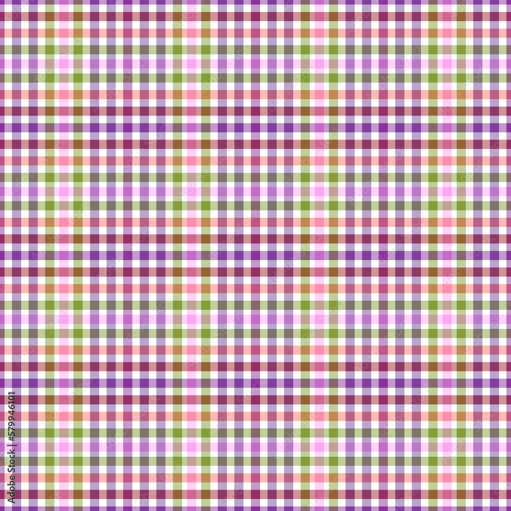 Gingham seamless pattern background