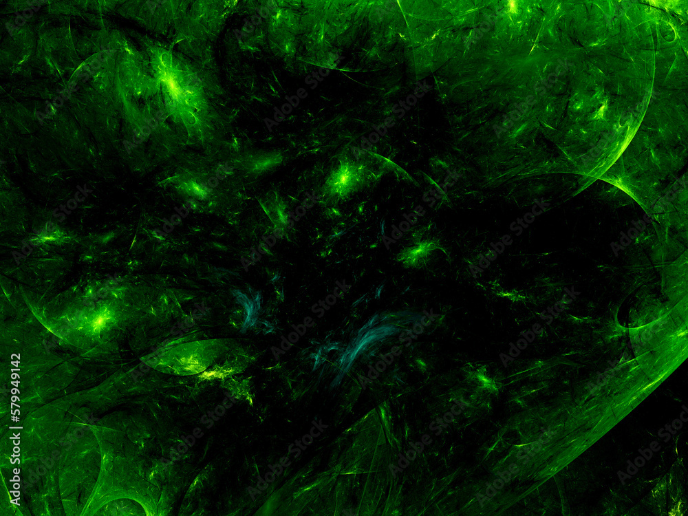 green abstract fractal background 3d rendering illustration green abstract fractal background 3d rendering illustration