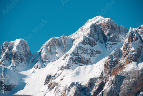 Snowy peaks in Canfranc Valley in the Pyrenees © Cavan