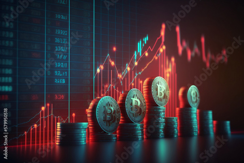 Bitcoin, crypto money, investissement photo