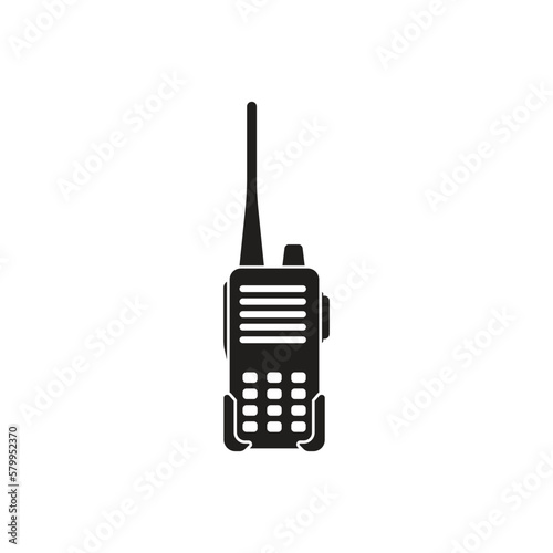 walkie talkie icon design vector