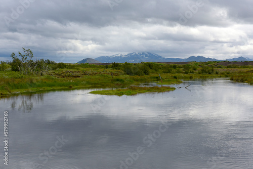 Landscape near Hella near the volcano Hekla