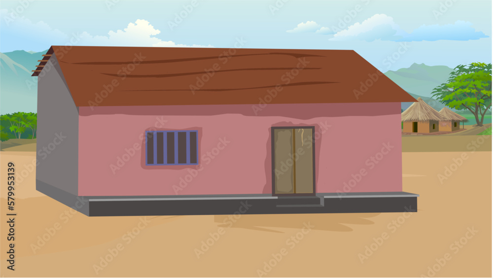 village house, Indian village