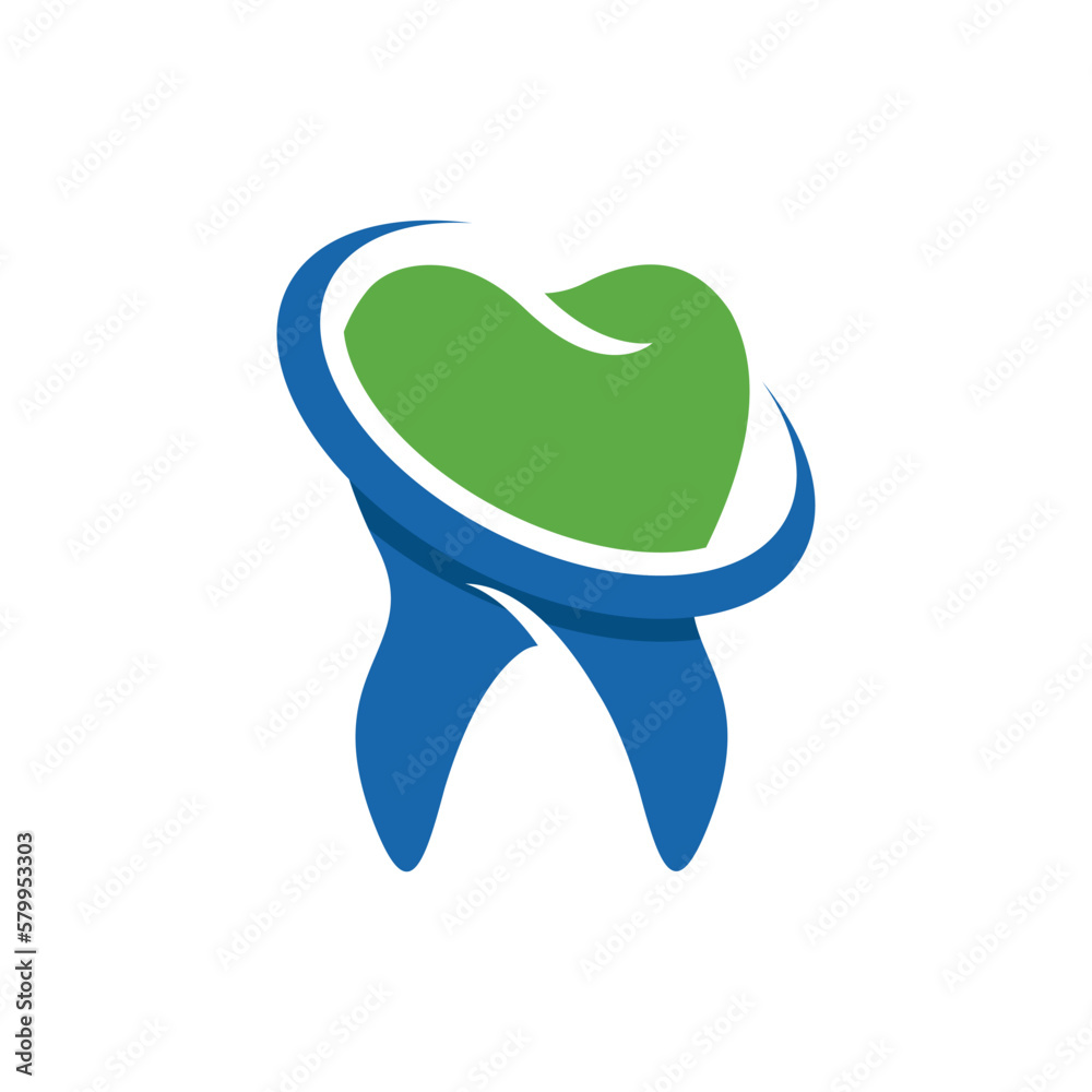 dental logo icon design vector