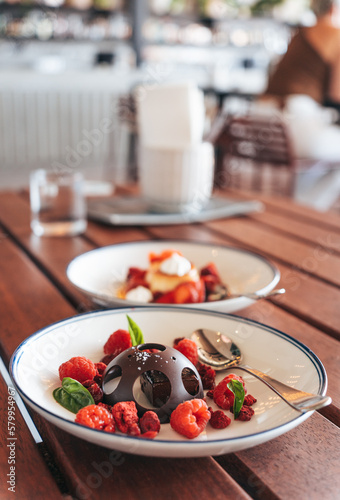 фотографія Chocolate dessert option at a gastro pub in Australia