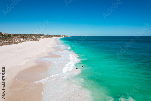 Aerial view of Mindarie Beach in the northern suburbs of Perth, Western Australia