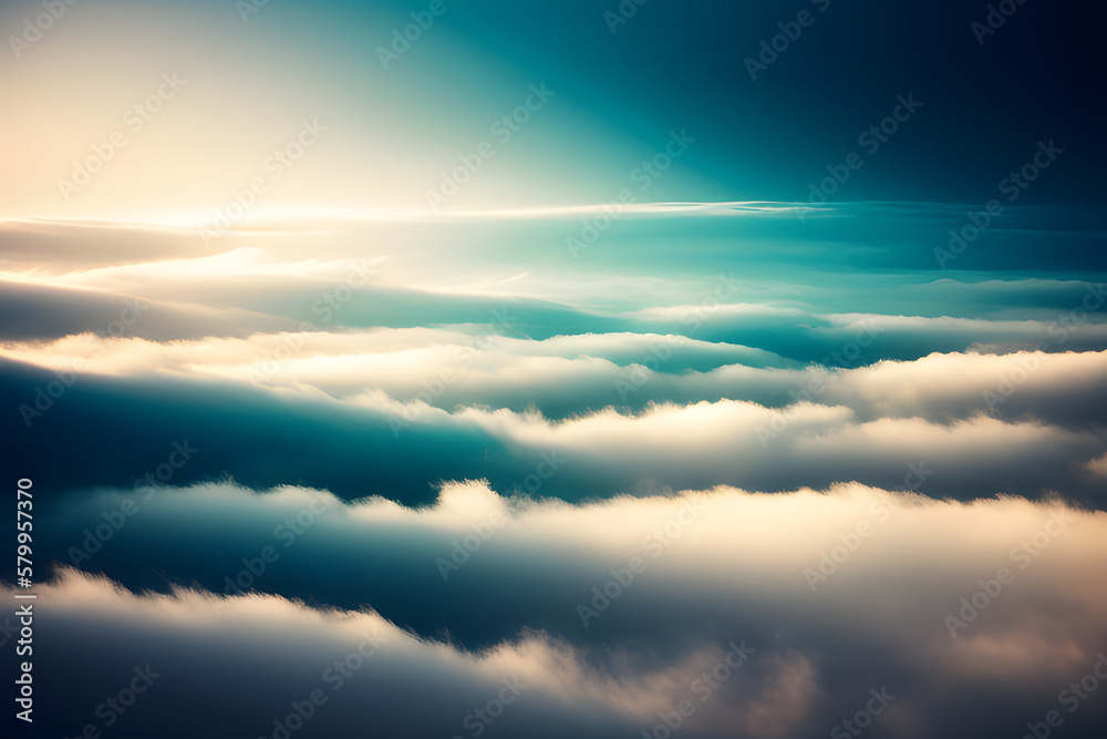 Beautiful abstract light background with puffs of ivory smoke with interesting dramatic backlighting.