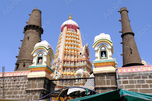 19 February 2023, Shikhar Shingnapur temple an ancient Shiva temple about 45 kms from Satara district, Maharashtra, India. photo