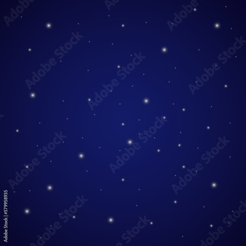 starry sky background vector illustration