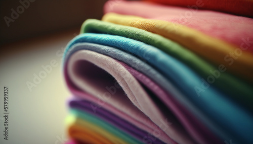 Vibrant Cotton Fabrics Up Close: A Kaleidoscope of Colors