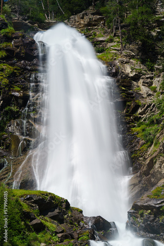 Waterfall Stuibenfall in   tztal in Tyrol  Austria