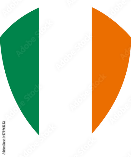t. Patrick's Day illustrations with the national flag of Ireland