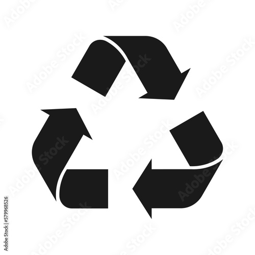 Recycle icon. Ecology, eco friendly and environmental management symbol