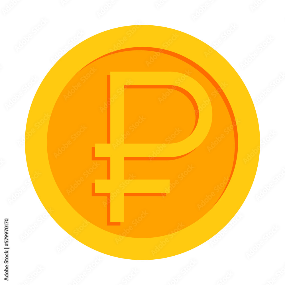 Russia banking currency symbol, Rubel icon vector Russia banking currency symbol, Rubel icon vector