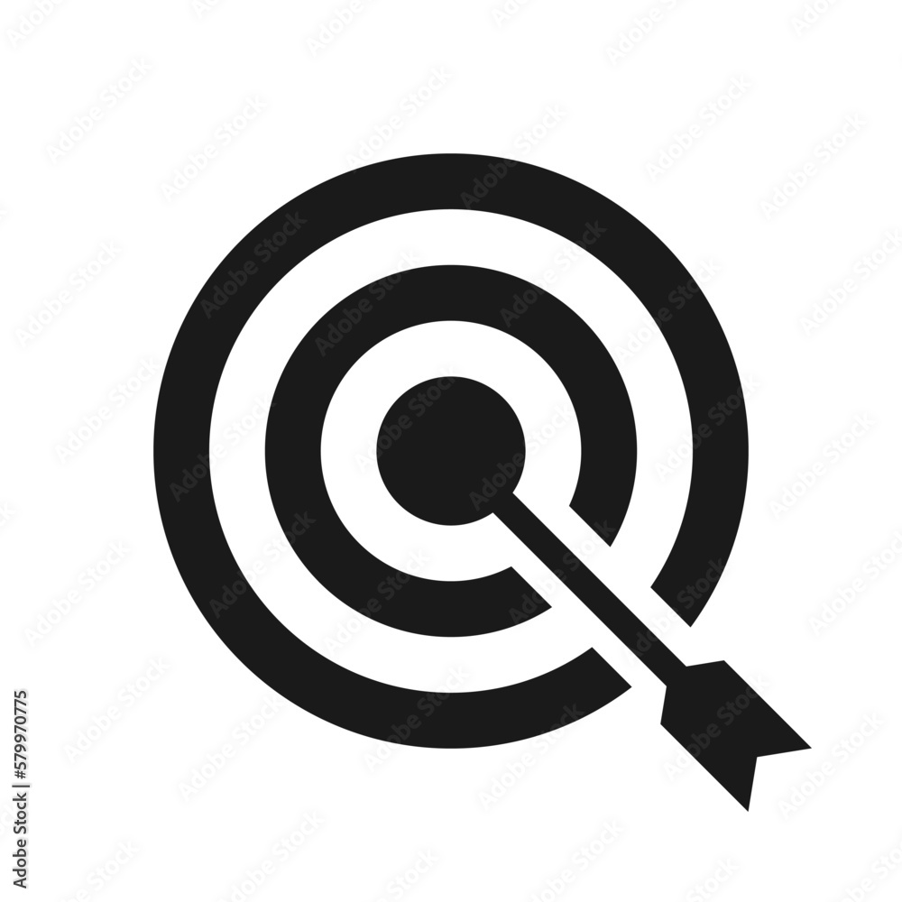 Target icon design. Suitable for Web Page, Mobile App, UI, UX and GUI design. Target icon design. Suitable for Web Page, Mobile App, UI, UX and GUI design.
