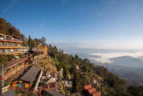 Himalayas mountain ranges from Nagarkot, Nepal