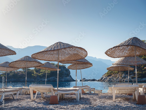 Oludeniz beach  Fethiye Mugla province Turkey