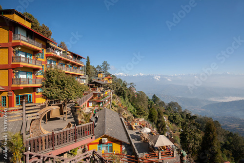 Himalayas mountain ranges from Nagarkot, Nepal