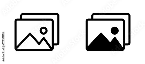  Gallery vector icon