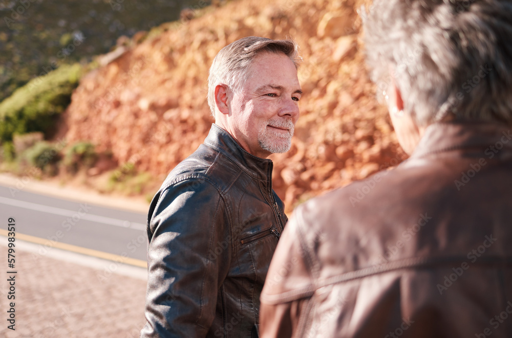 Happy, road trip and a senior couple outdoor together for travel during a summer vacation or holiday. Countryside, love or dating with a mature man and woman dating outside for freedom or romance Happy, road trip and a senior couple outdoor together for travel during a summer vacation or holiday. Countryside, love or dating with a mature man and woman dating outside for freedom or romance