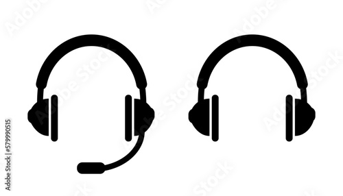  Headphones Vector Icons set