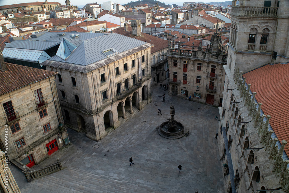 Plaza de Platerías Santiago Compostela