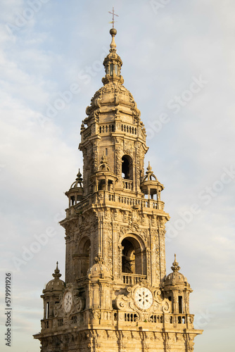 Torre del Reloj Berenguela Catedral Santiago de Compostela photo