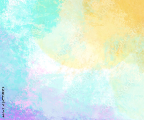 Multicolor watercolor background palette © A9