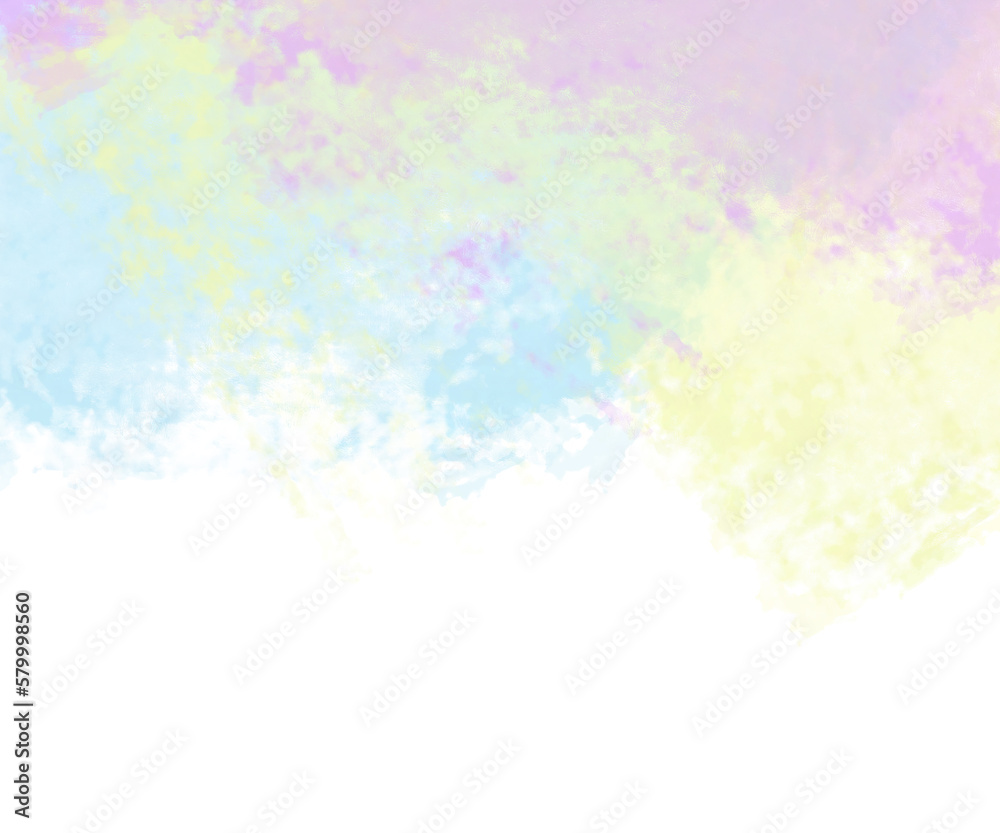 Multicolor watercolor background palette