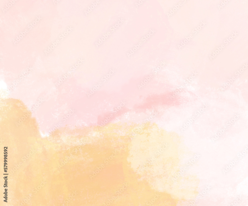 Soft color mixed watercolor background