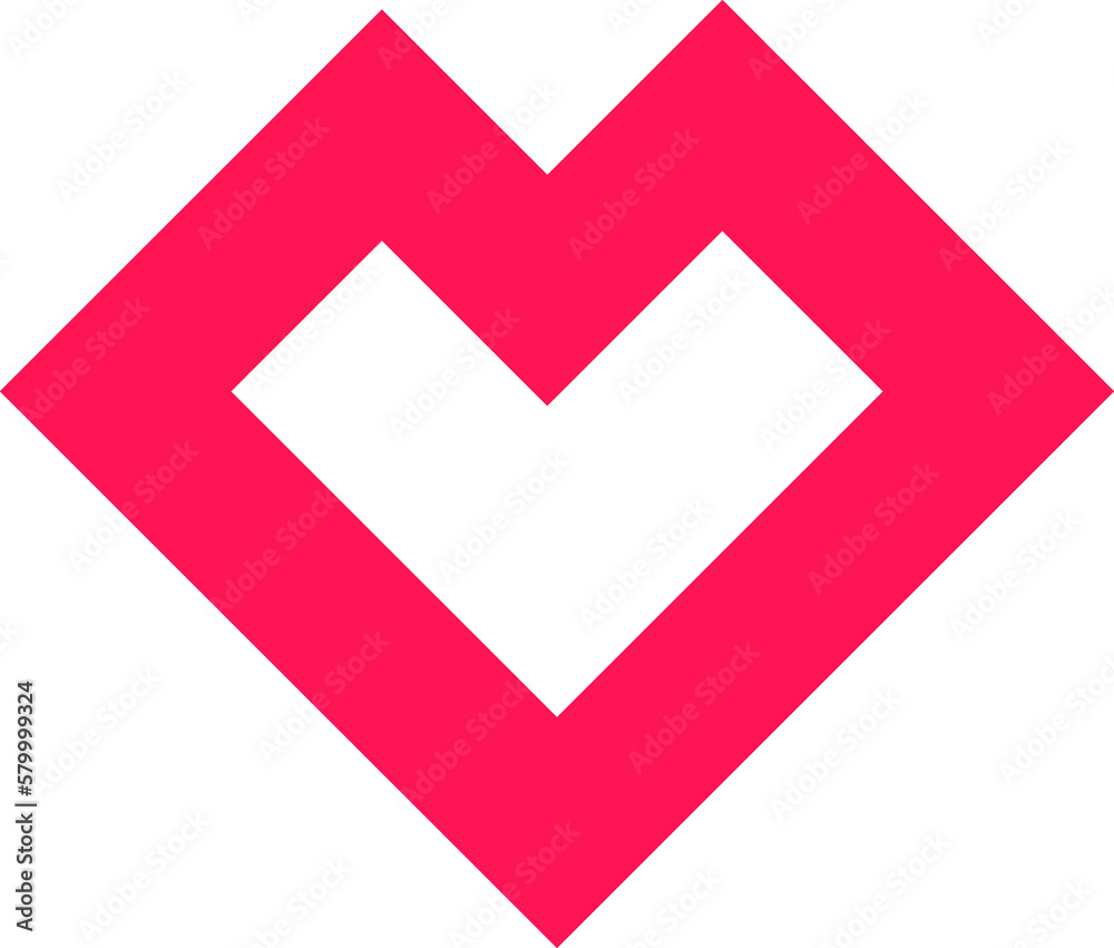 Like, heart line icon. message, love chat